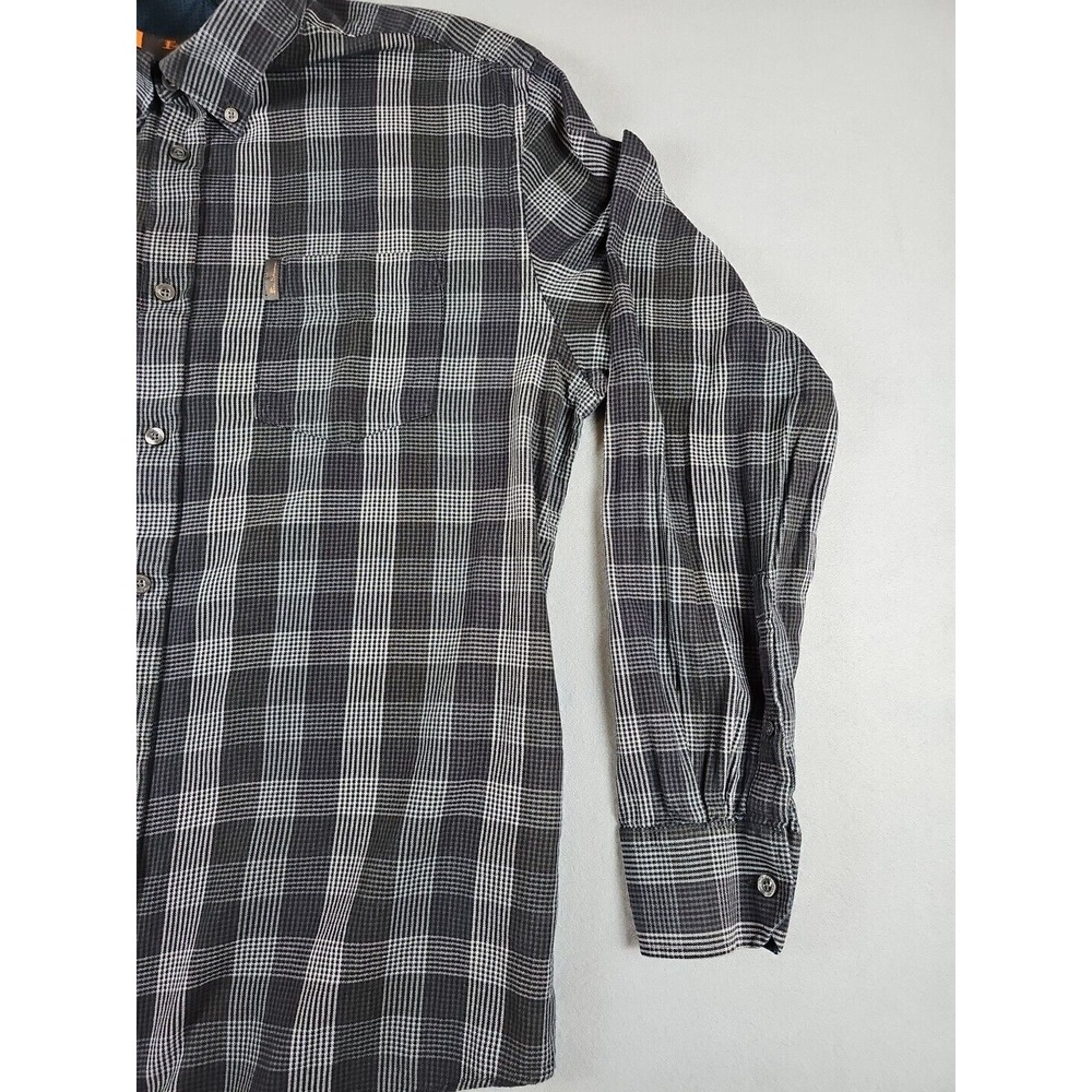Ben Sherman Shirt Men's Size L Black Check Long Sleeve Button Down Pocket Shirt - Picture 7 of 15